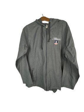 Ouray Venture Jacket Womens Medium Illinois Iliani Hooded Full Zip Gray NEW